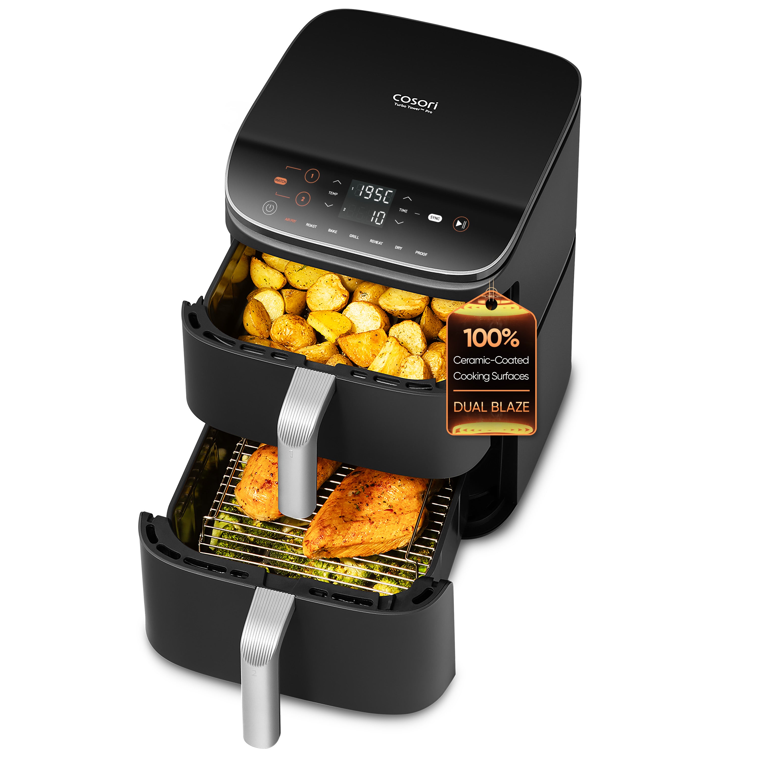 Cosori Turbo Towerโข 10.8-L Air Fryer Pro Smart
