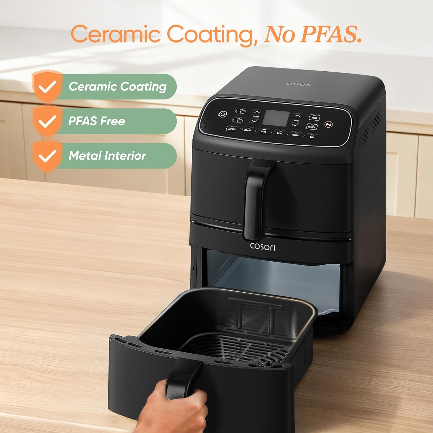 COSORI Turbo Tower Compact 8.6-L Air Fryer