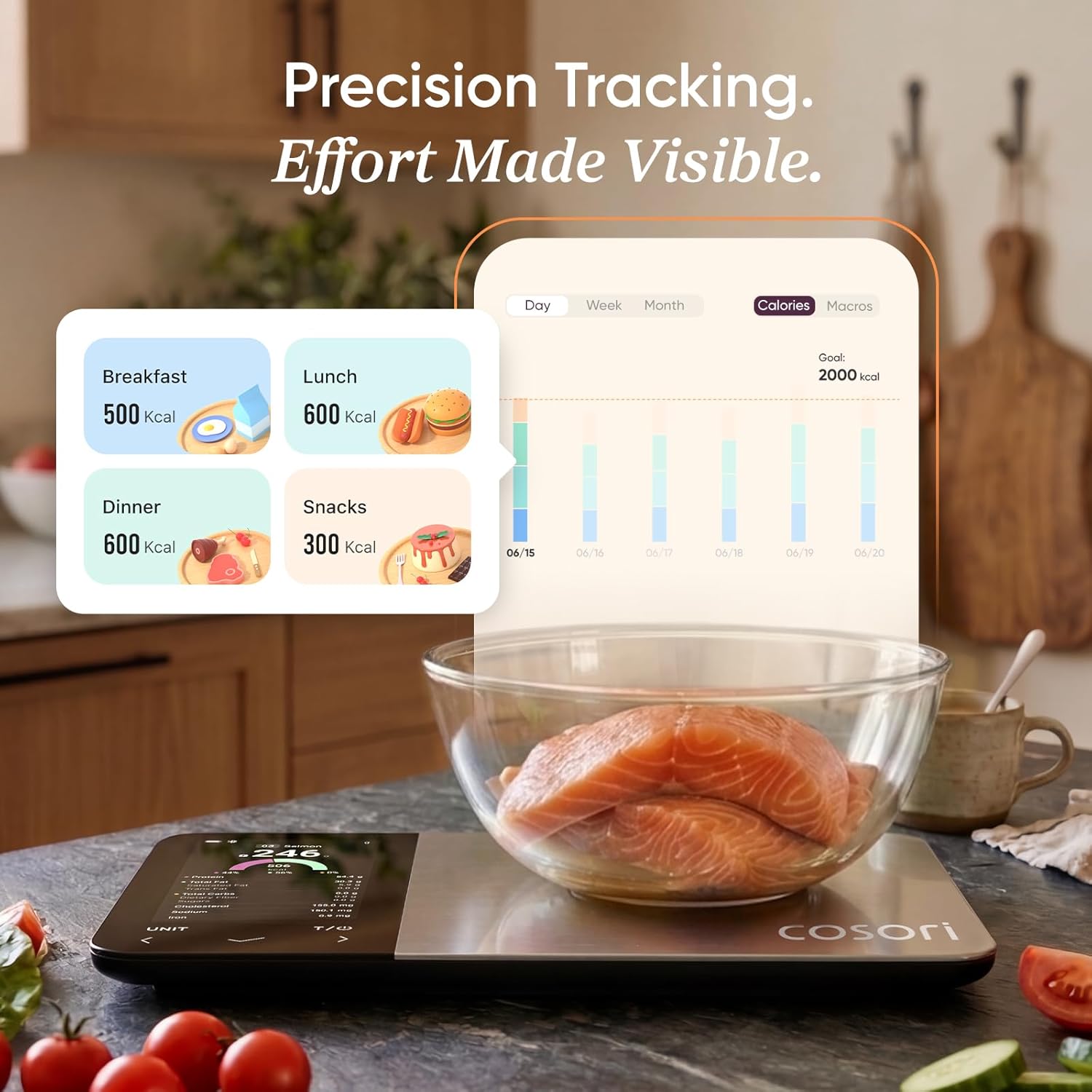 COSORI R002S Stainless Kitchen Scale