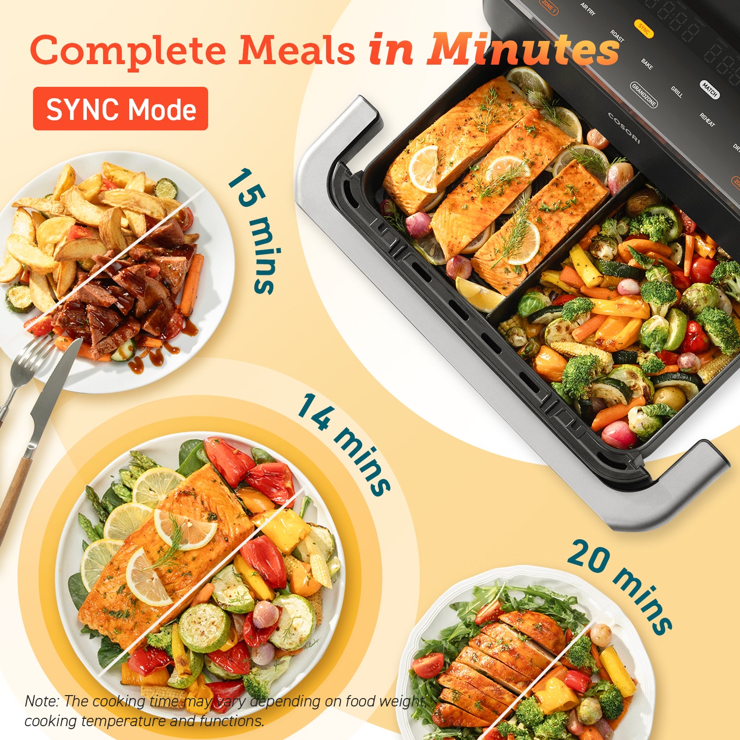 COSORI Dual Blaze Twinfryโข 10L Smart Air Fryer