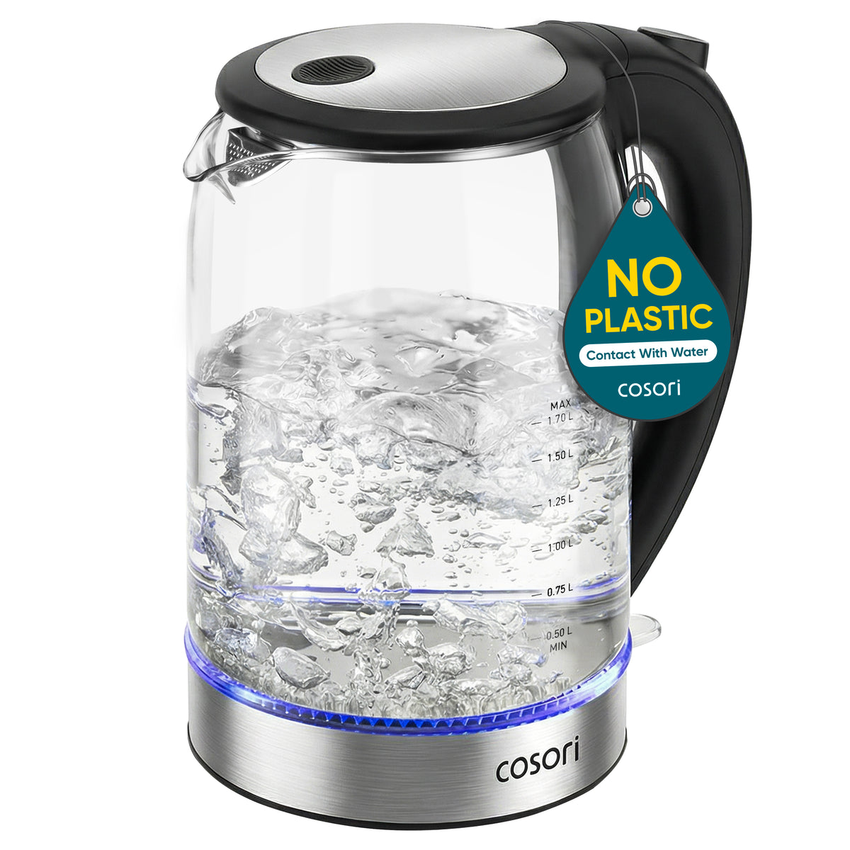 COSORI 1.7L Electric Glass Kettle