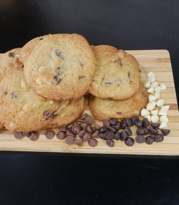 Triple Chocolate Chip Cookies