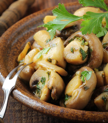 Garlicky Mushrooms