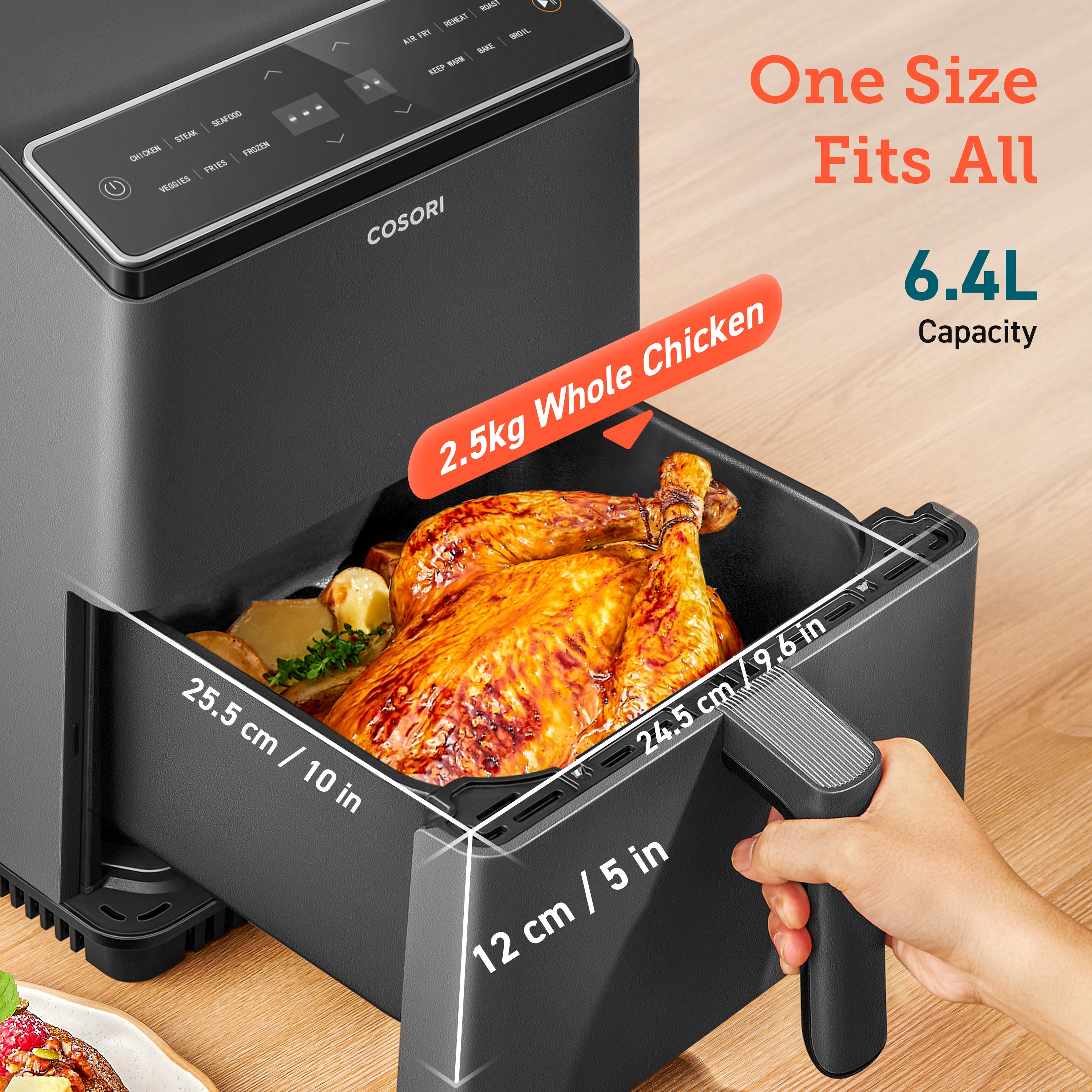 COSORI Dual Blaze 6.4-Litre Air Fryer Combo