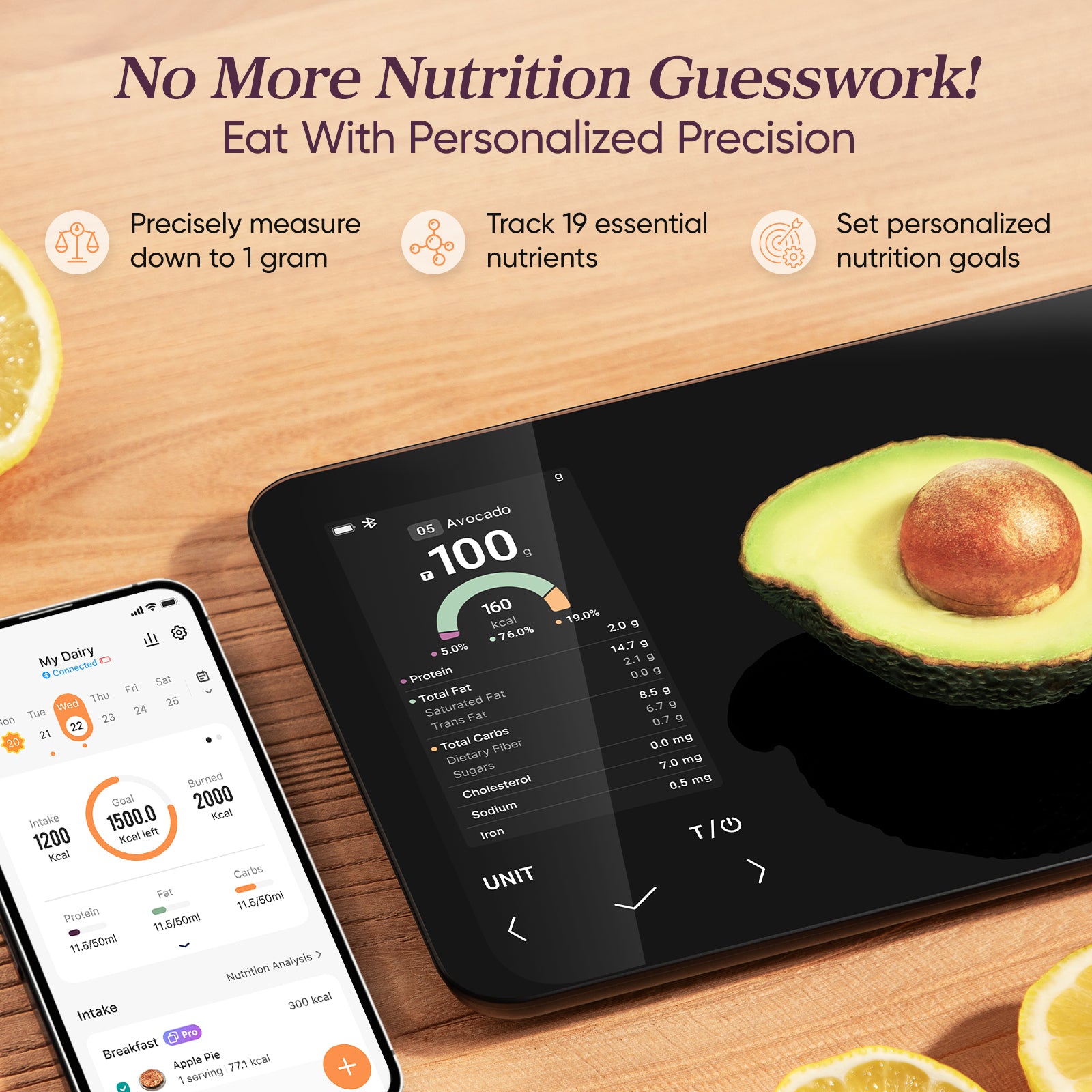 COSORI CNS-R001S-X Smart Kitchen Scale