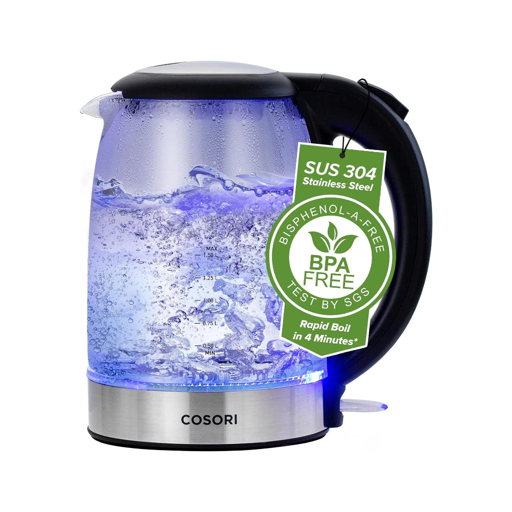 COSORI 1.5L Electric Glass Kettle