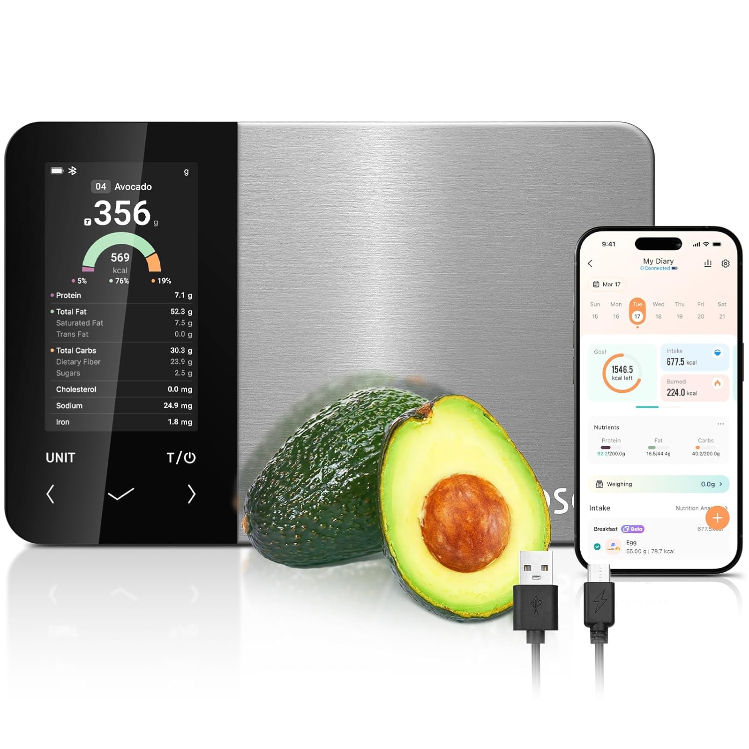 R002S Stainless Kitchen Scale
