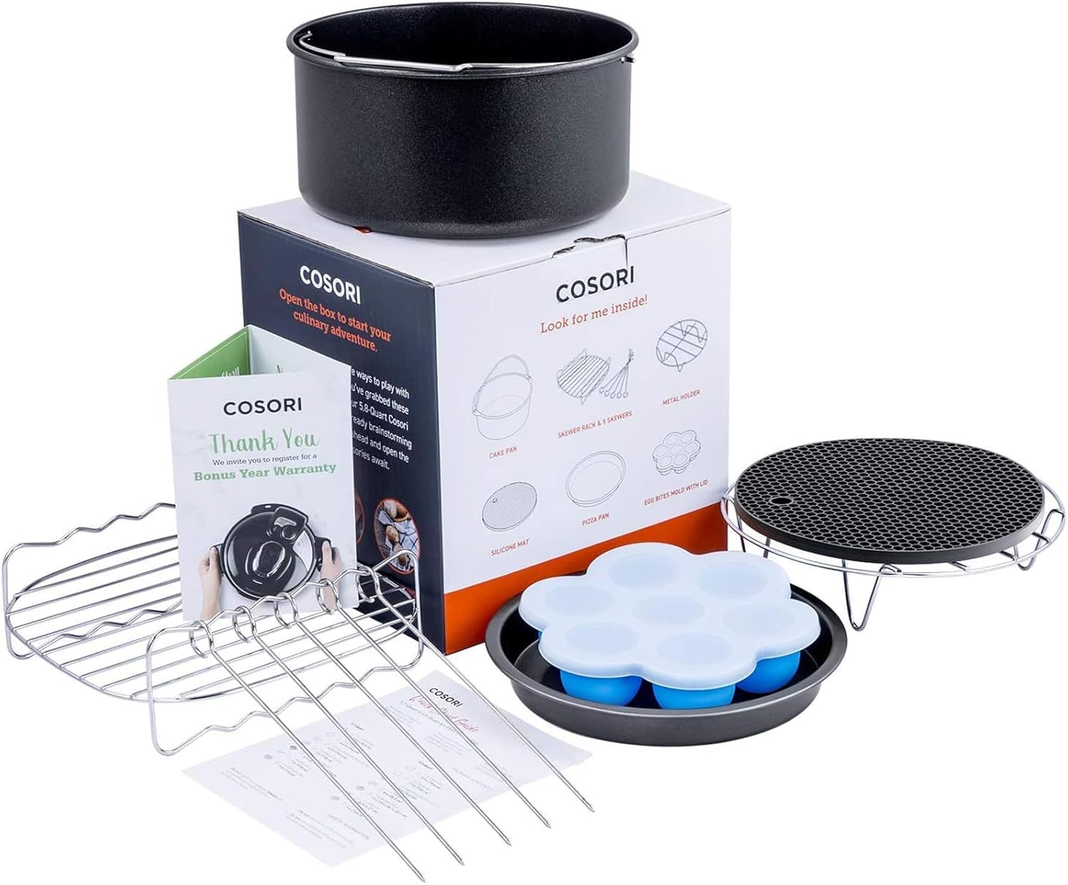 COSORI 5.5L Air Fryer Accessories (6-Piece Set)