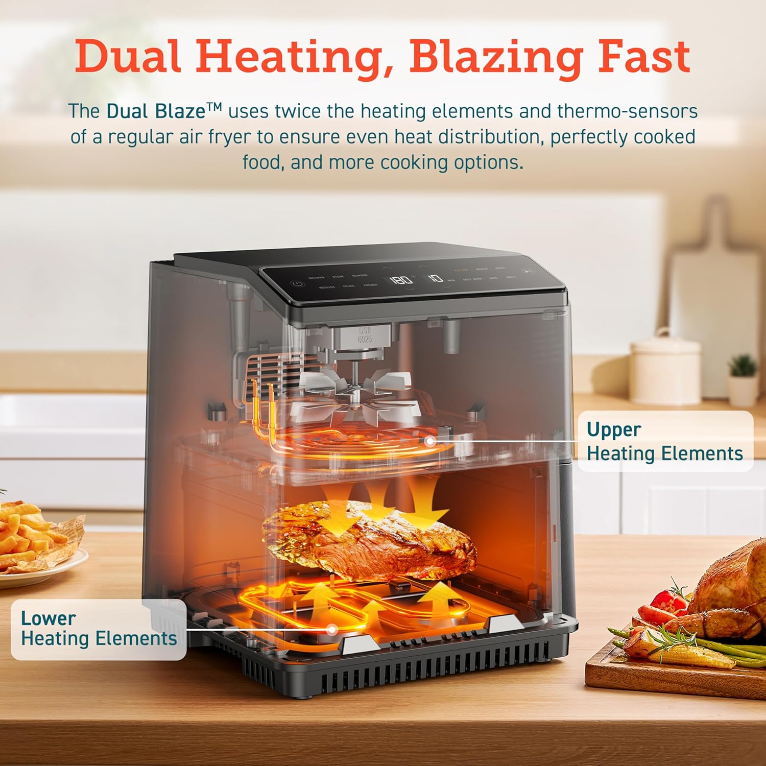 COSORI Dual Blaze 6.4L Smart Air Fryer