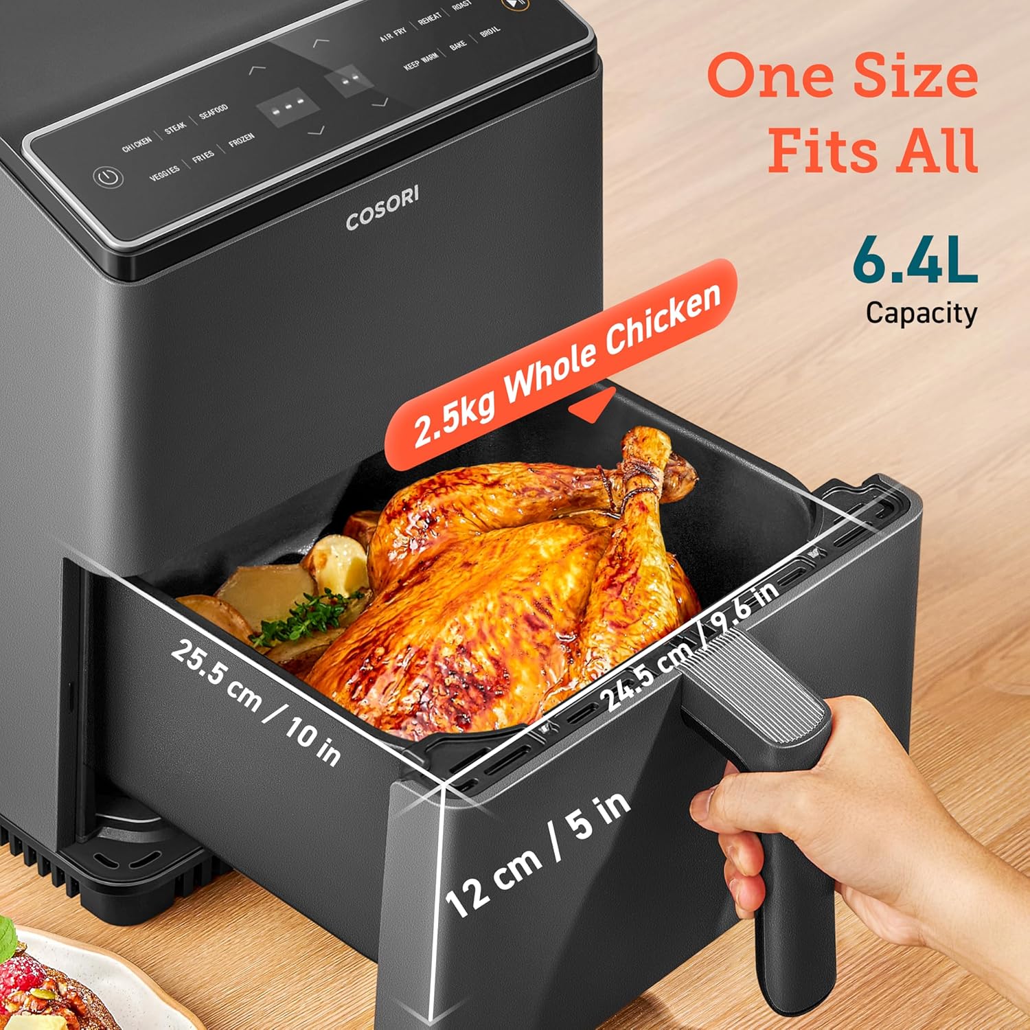 COSORI Dual Blaze 6.4L Smart Air Fryer