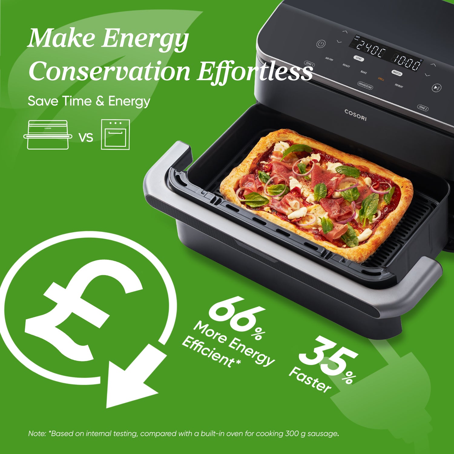 COSORI Dual Blaze Twinfry™ 10L Smart Air Fryer