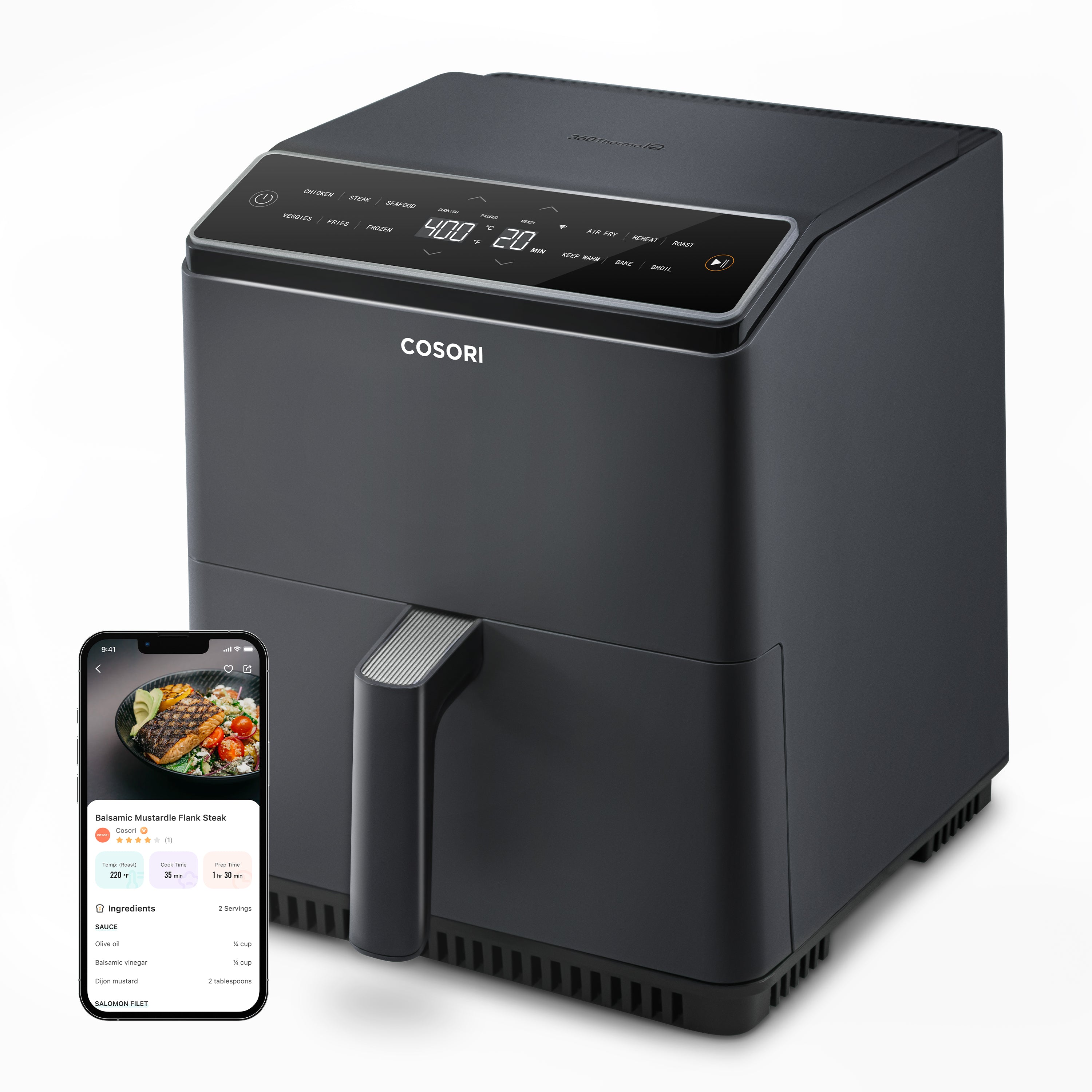 COSORI Dual Blaze 6.4-Litre Air Fryer Combo