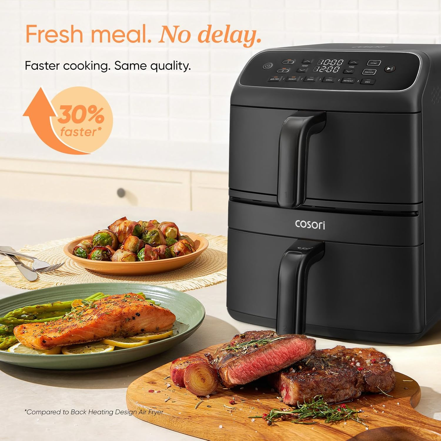COSORI Turbo Tower Compact 8.6-L Air Fryer
